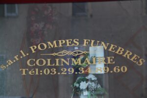 facade de pompes funebres colinmaire